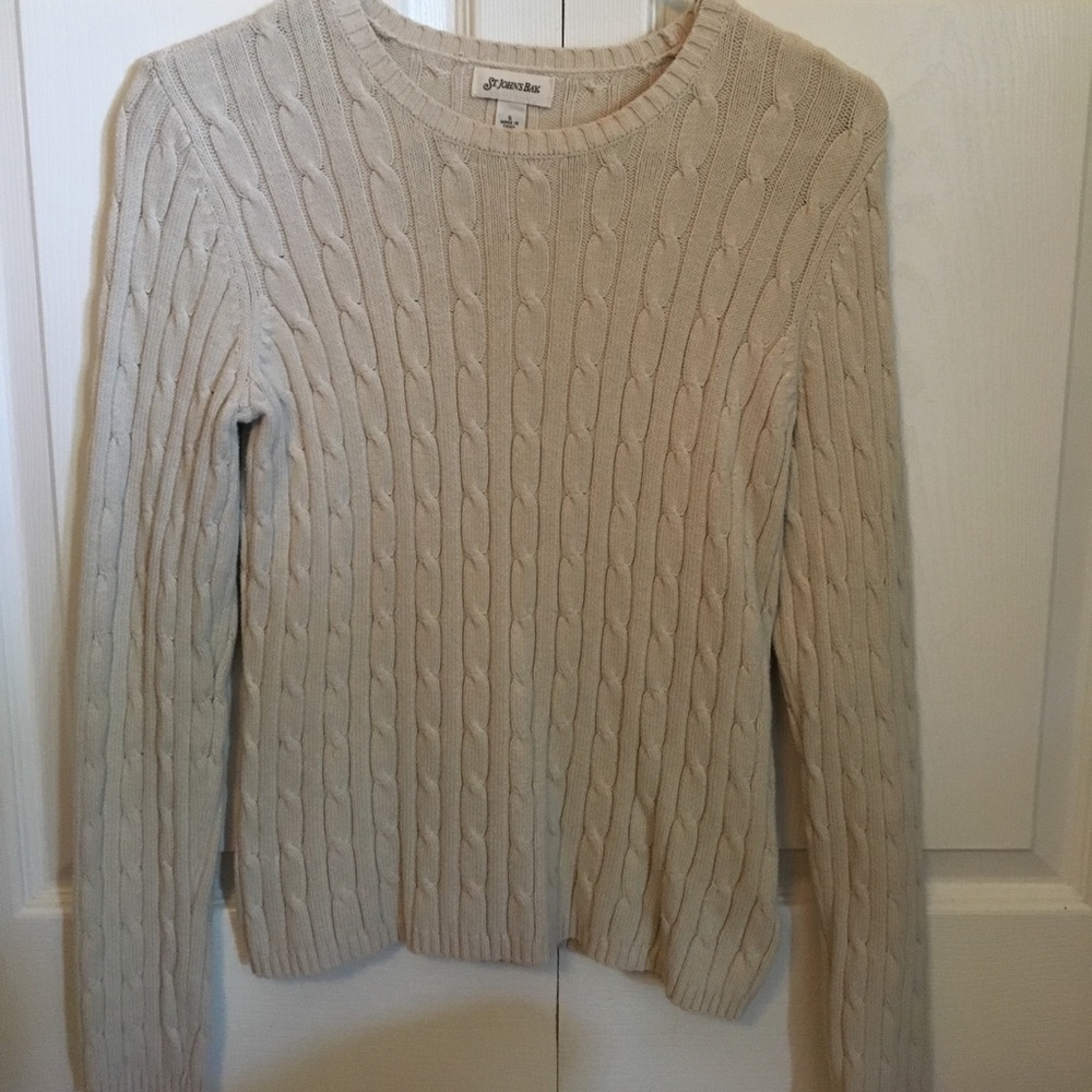 Cable knit sweater