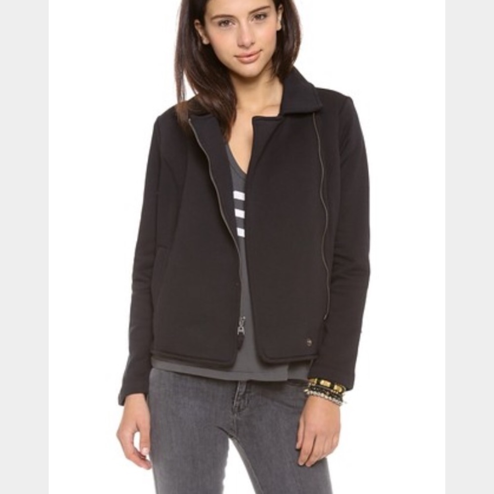 Splendid Cotton/fleece Moto jacket