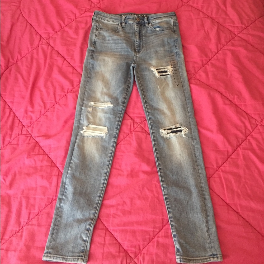 AMERICAN EAGLE SUPER HI-RISE JEGGINGS
