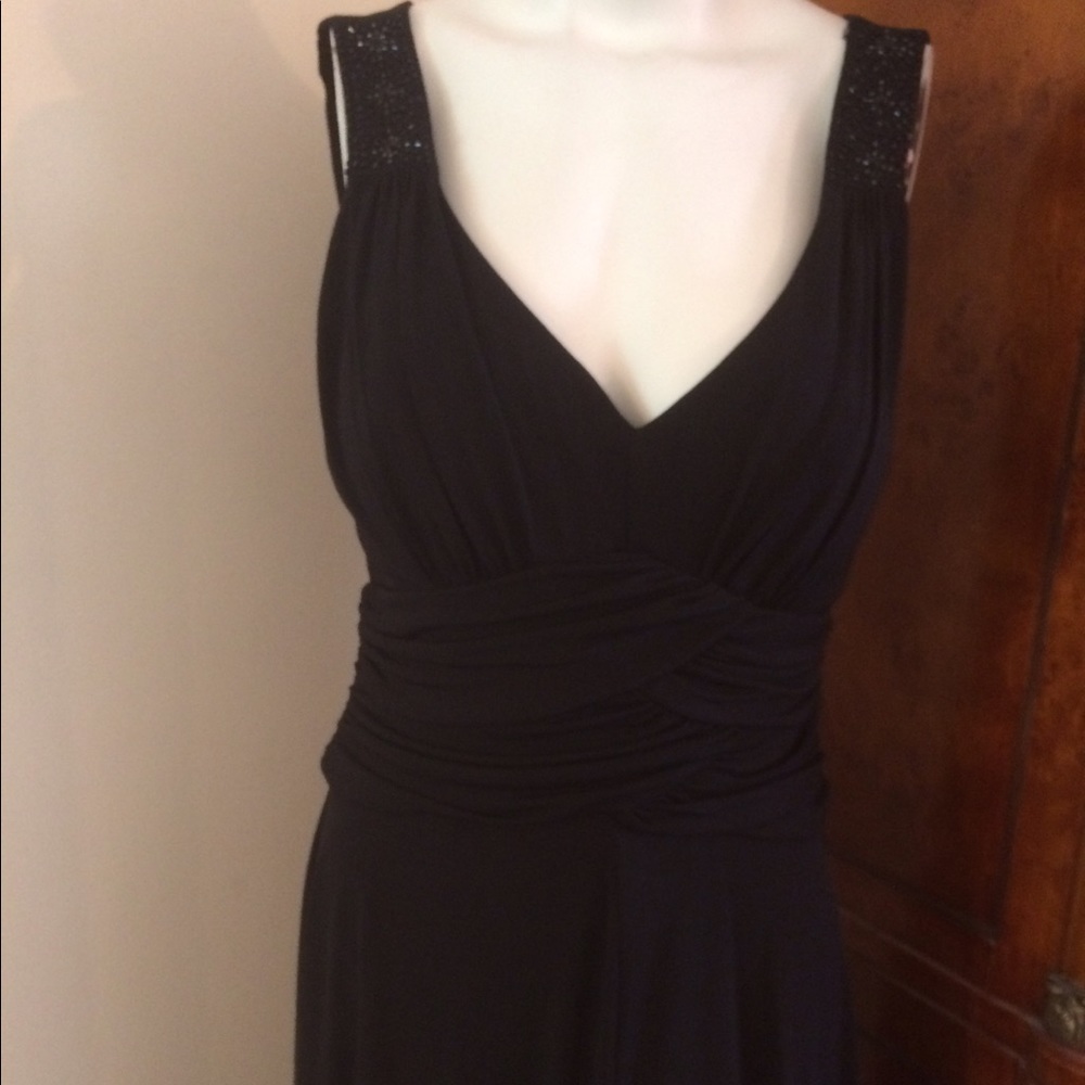 Sandra Darren Beaded Dress--Size 10