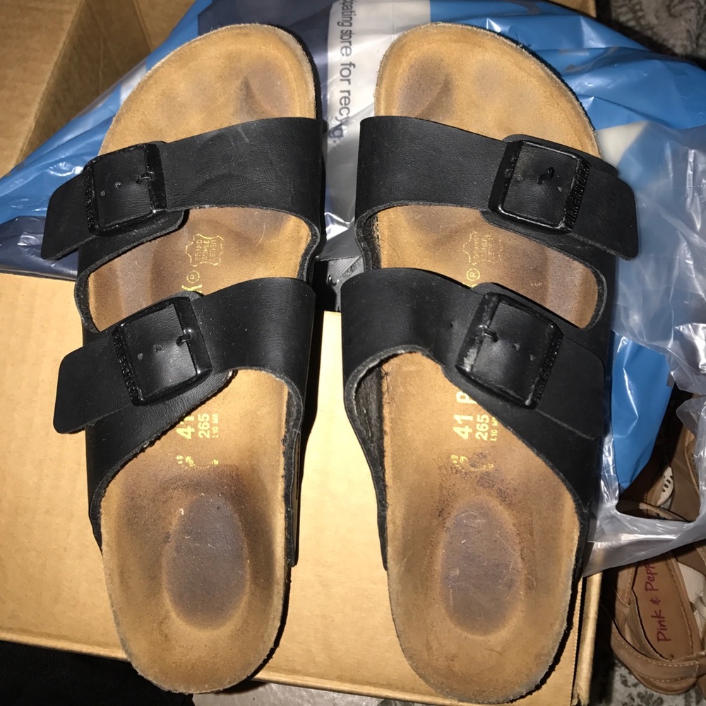 Black Birkenstocks