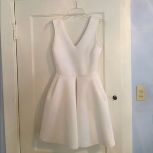 Aqua White Dress