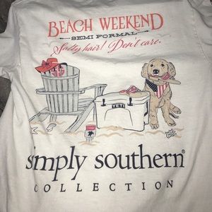 white simply southern shirt