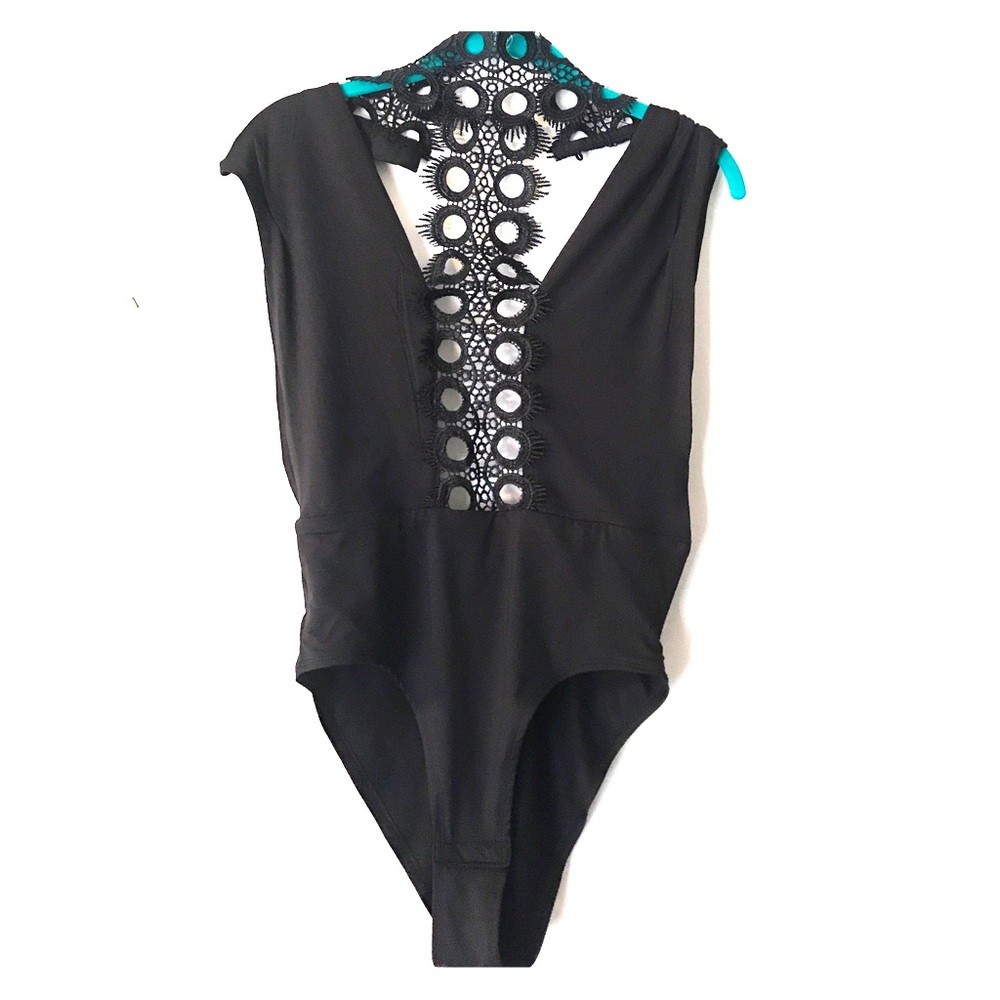 Bodysuit Black Choker