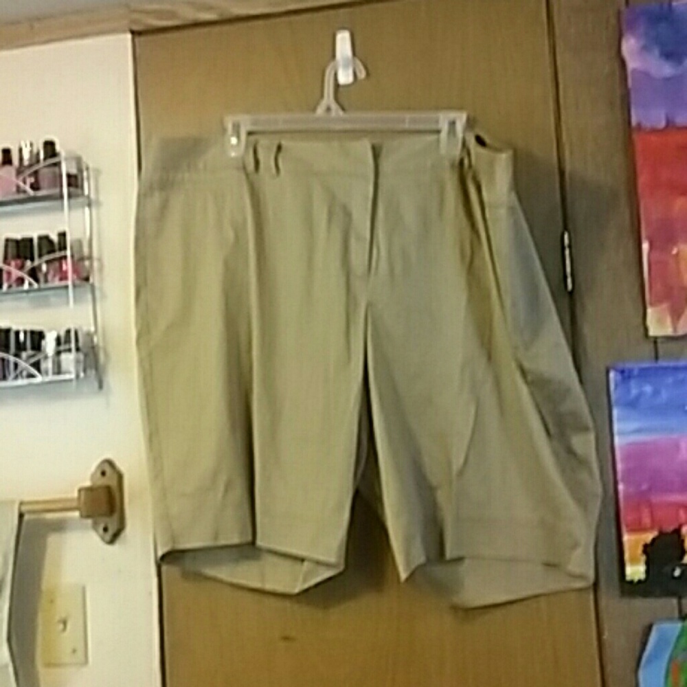 Lane Bryant tan shorts