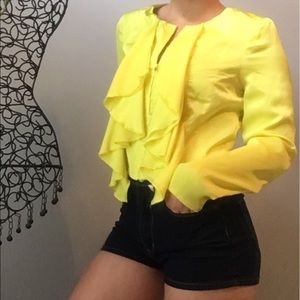 Silk yellow jacket