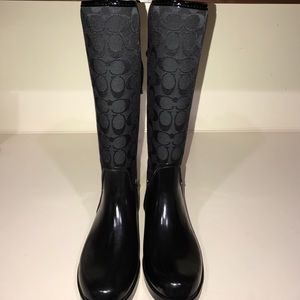 Coach rain boots