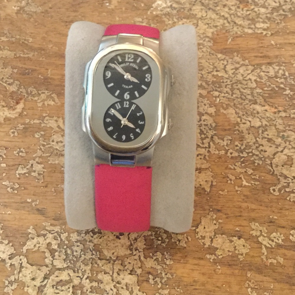 Pink Phillip Stein watch