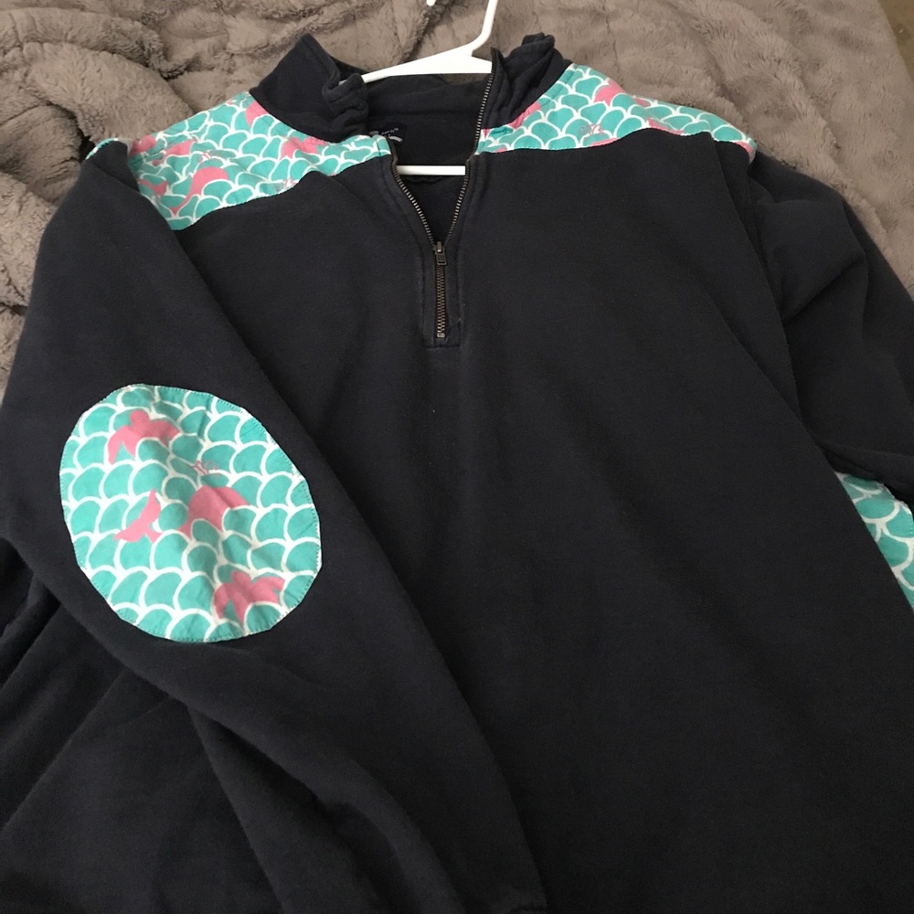 half zip simply southern jacket