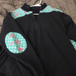 half zip simply southern jacket