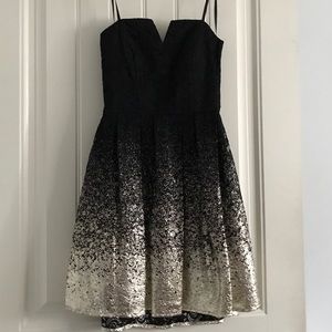 Black and Gold Party Dress