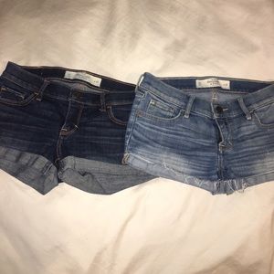 Abercrombie Shorts size 00 NWOT 2 pairs for $20