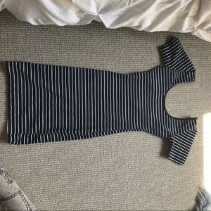 Striped American Apparel Body Con Dress