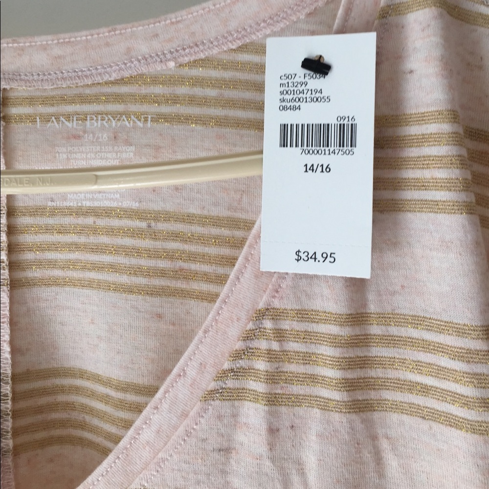šŗPRICE DROPšŗ Lane Bryant Shimmer Top NWT - Picture 3 of 3