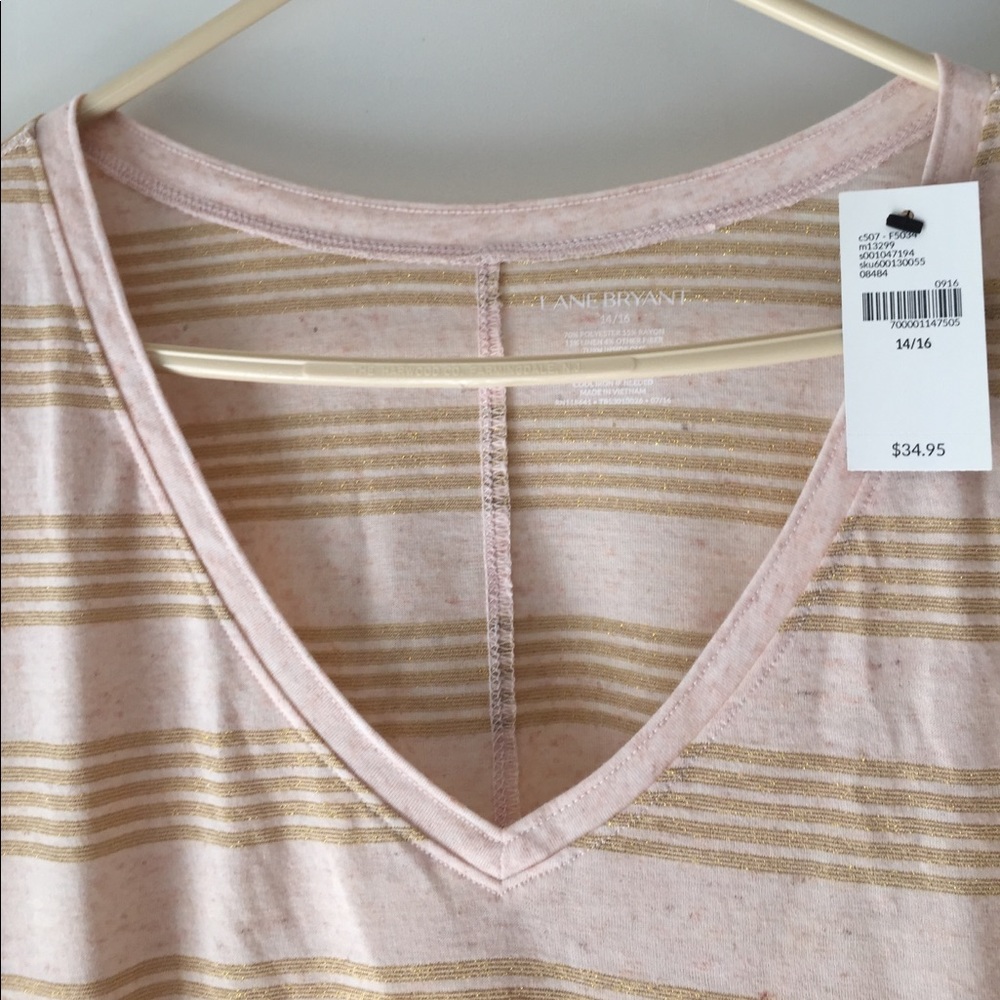 šŗPRICE DROPšŗ Lane Bryant Shimmer Top NWT - Picture 1 of 3