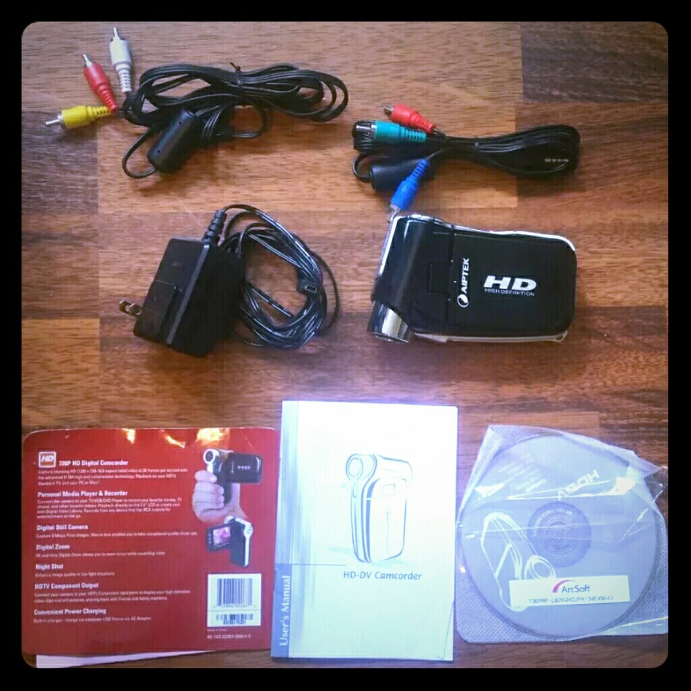 AIPTEK 720P HD digital camcorder/camera