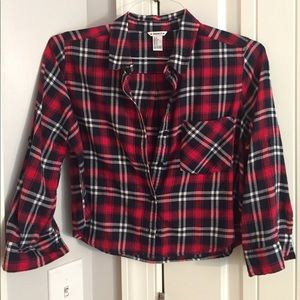 ☀️5/25☀️Plaid crop top