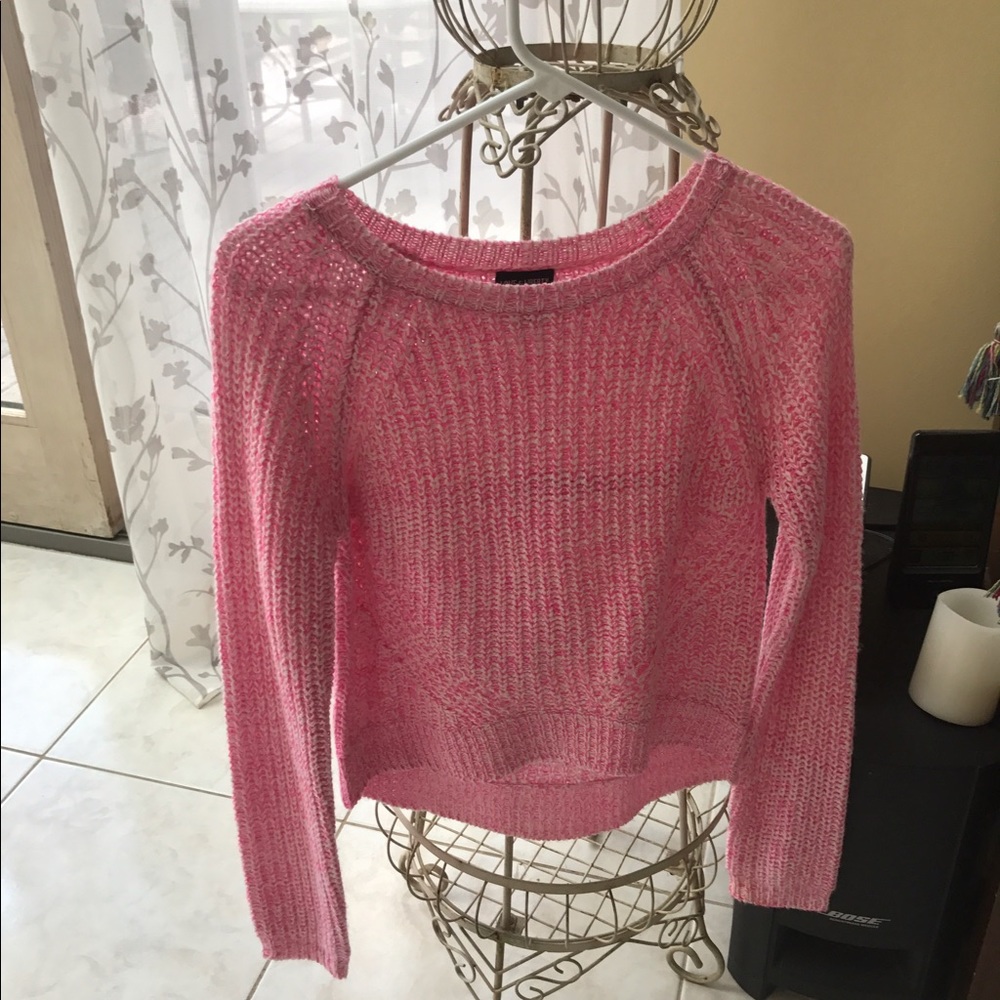 Pink sweater