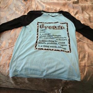 Glow in the Dark Long Sleeve Justice "Dream" shirt