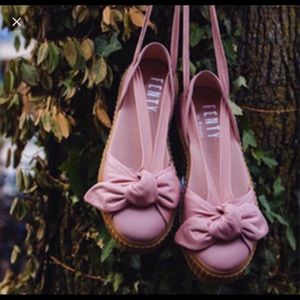 pink rihanna creepers ballerina