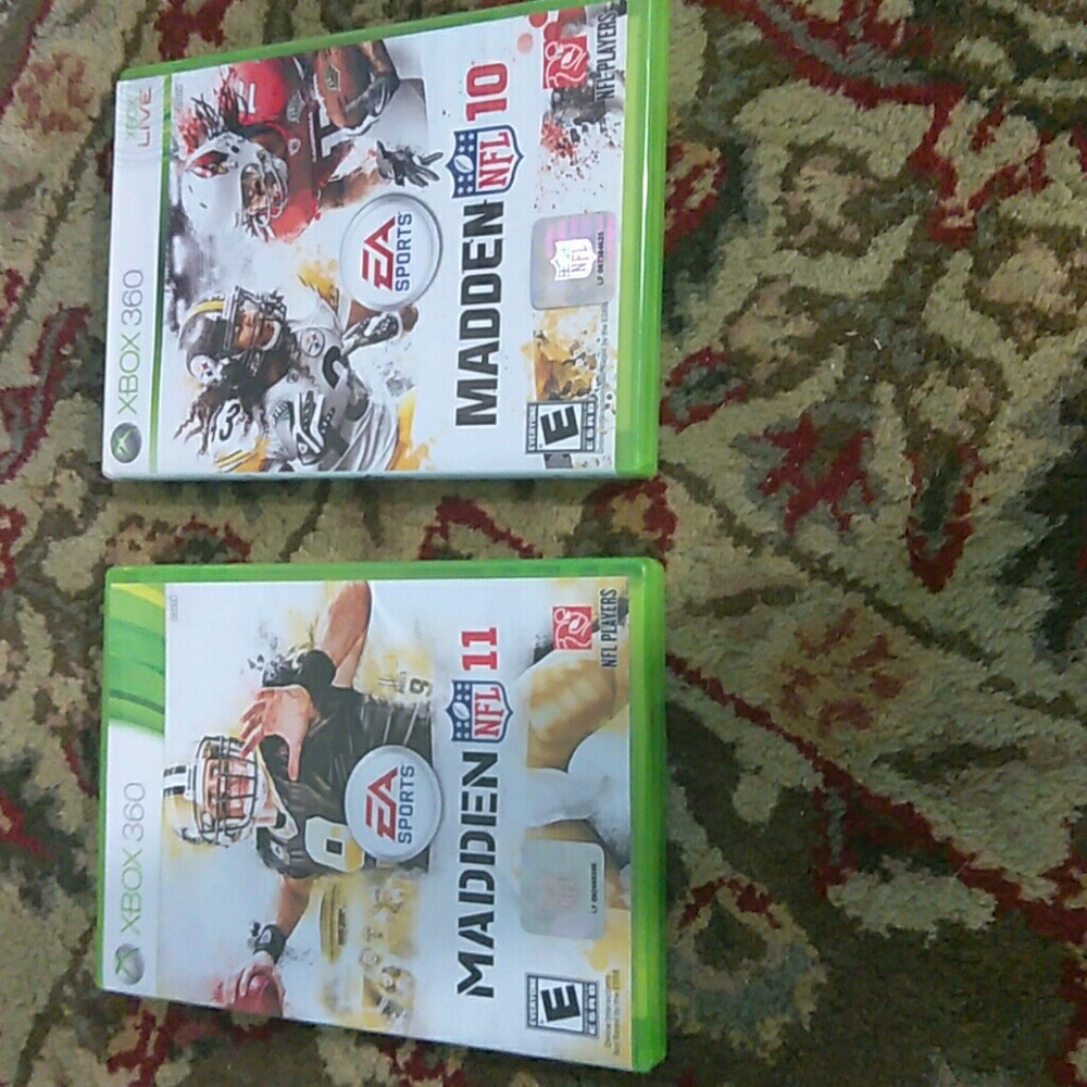 Madden nfl 11 and madden nfl 10