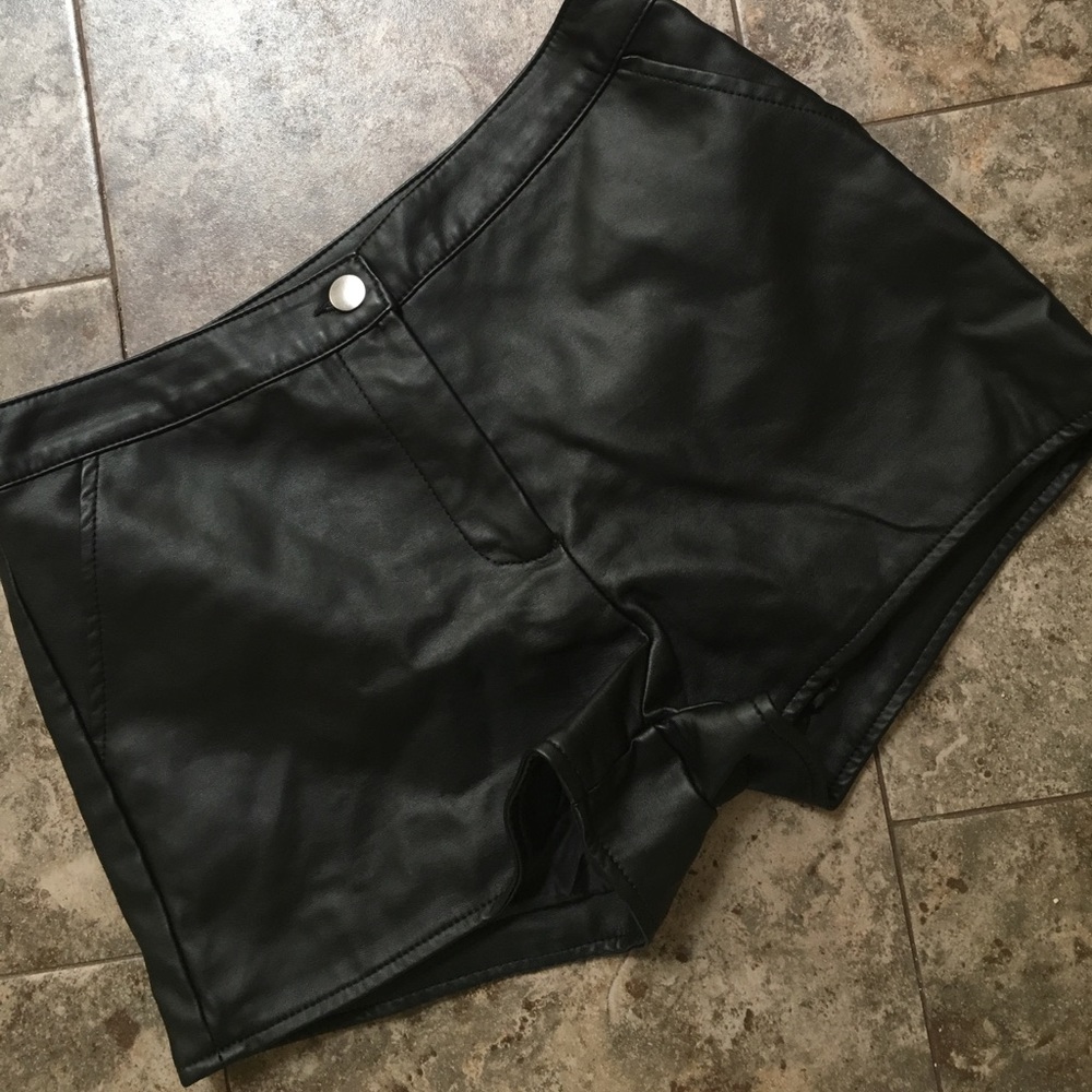 Forever 21 Faux Leather Shorts