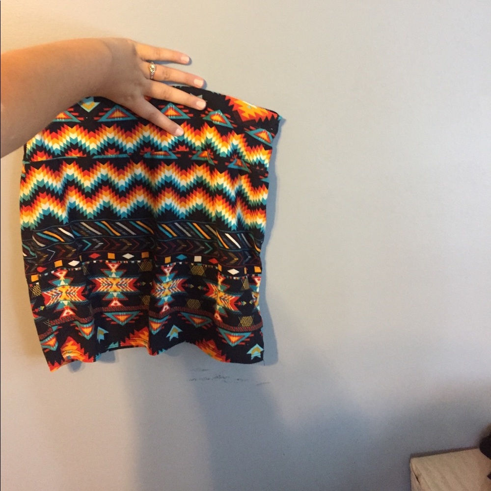 Tight fitted mini skirt