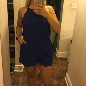 Super Adorable Royal Blue Romper!!