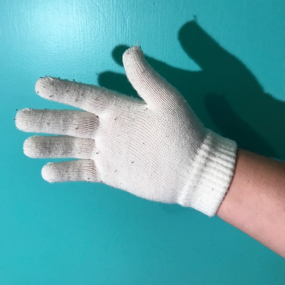white gloves