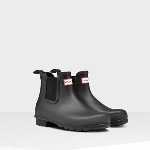 Black Hunter Chelsea Boots