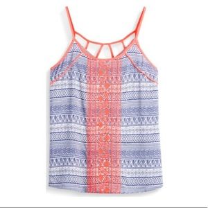 Skies Are Blue Cutout Detail Top