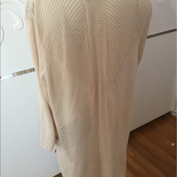 A. MOON FRONT OPEN KNITTED SIZE L COLOR ASH BLONDE - Picture 4 of 4