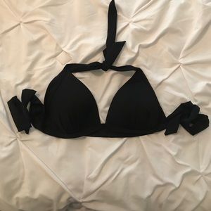 Black bikini top