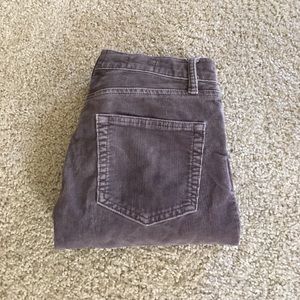 Gap Lilac Real Straight Corduroys, 25