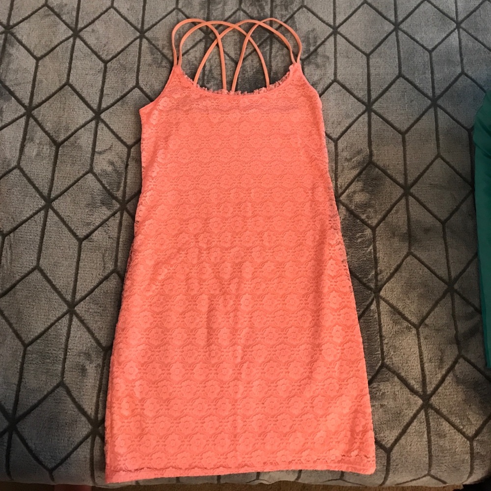 Coral Hollister Dress
