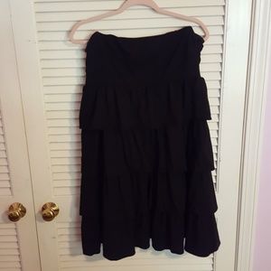 J. Crew strapless ruffled dress