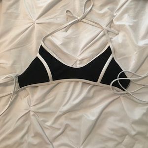 Black & White medium bikini top