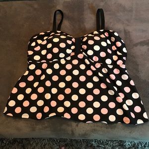 Polka Dot Tankini Top