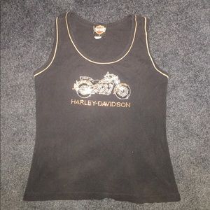 Harley Davidson bedazzled tank