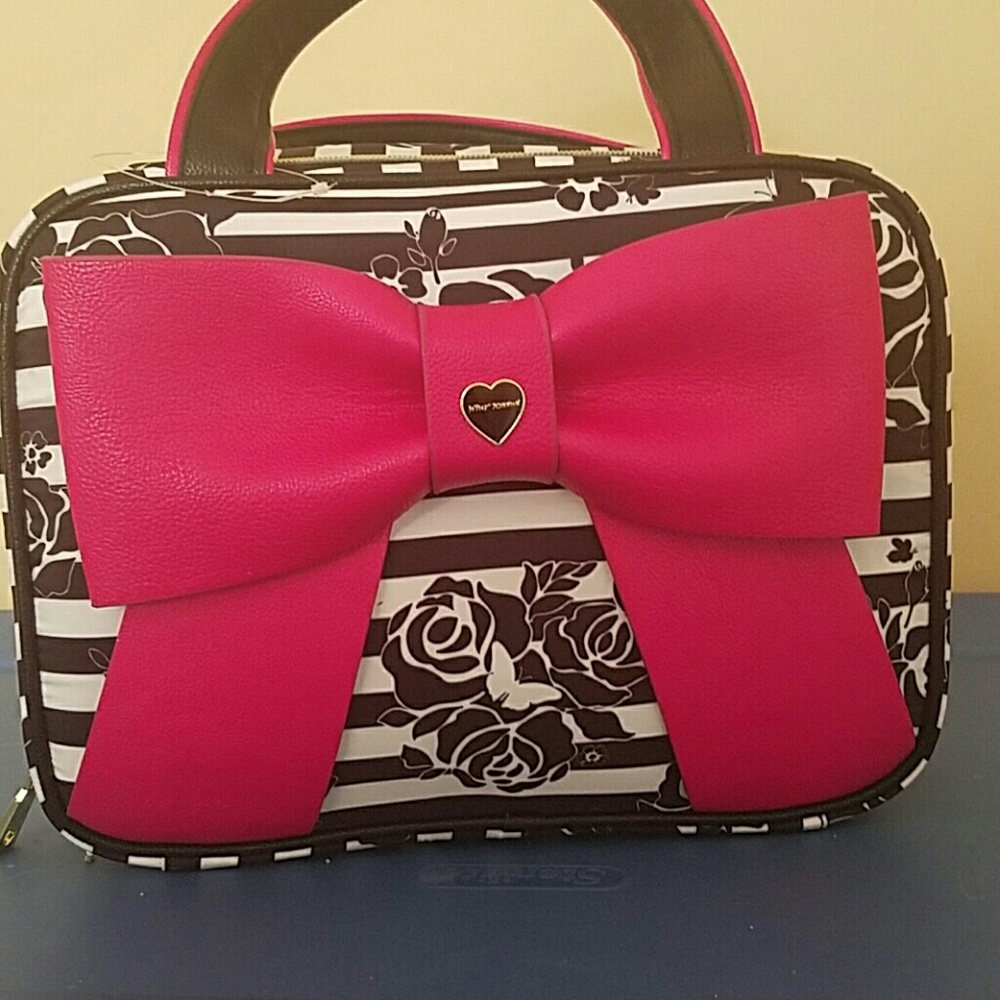 Brand New Betsey Johnson Cosmetic Travel Bag
