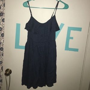 Small navy blue flowy Abercrombie dress