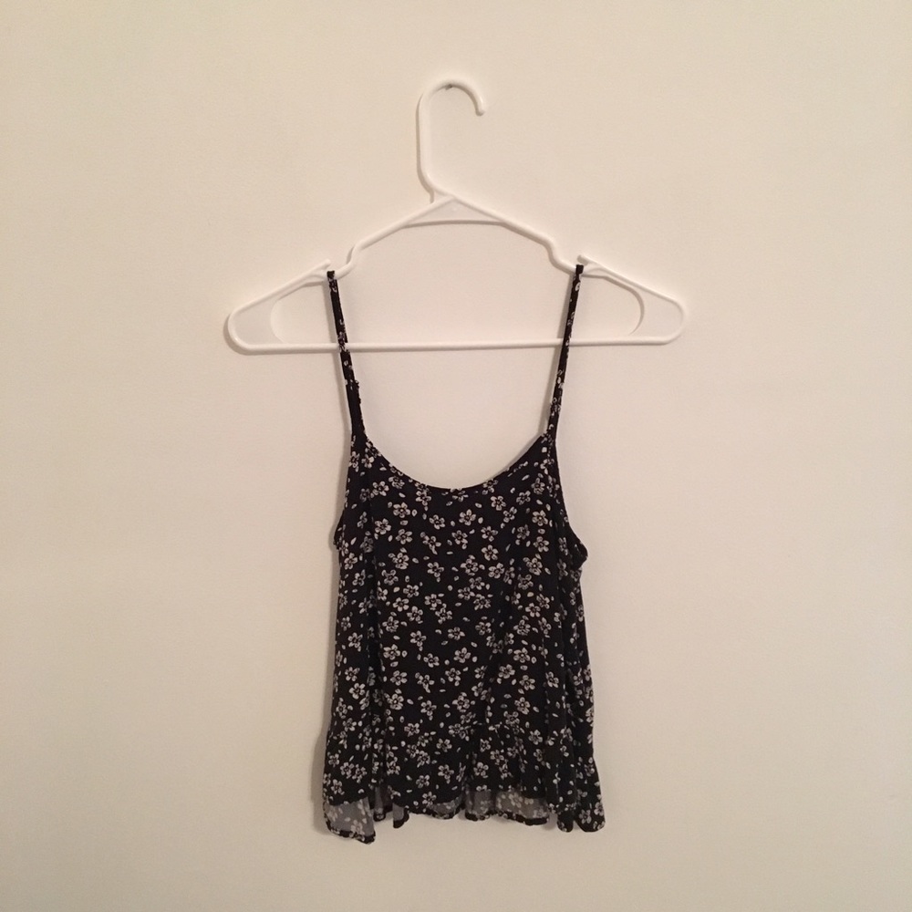 Mine • Cropped, Floral Tank Top