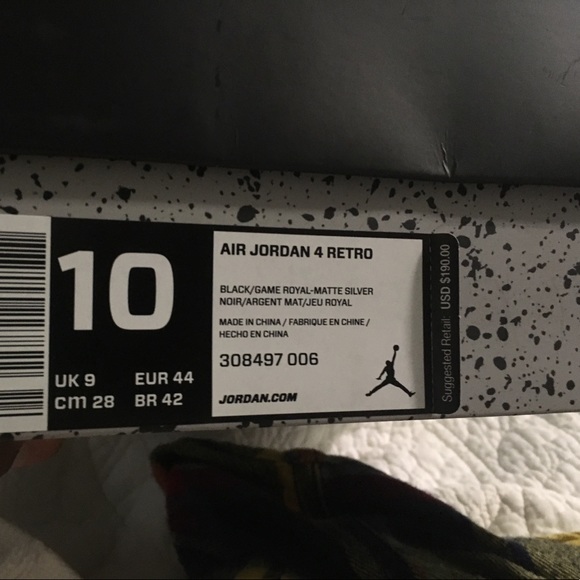 Air Jordan 4 alternate Motorsport - Picture 2 of 4