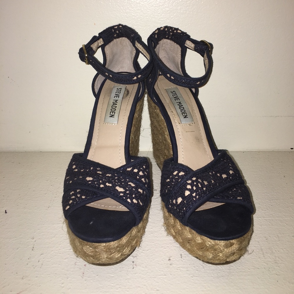 Steve Madden espadrille wedges
