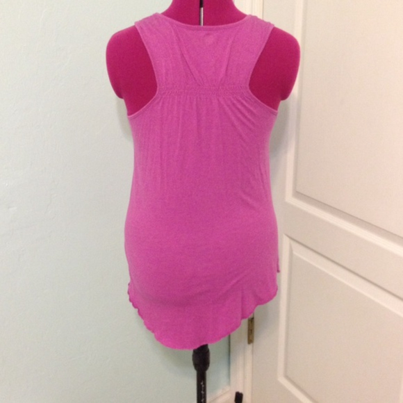 Pink Gap Knit Tank-Top - Picture 3 of 5