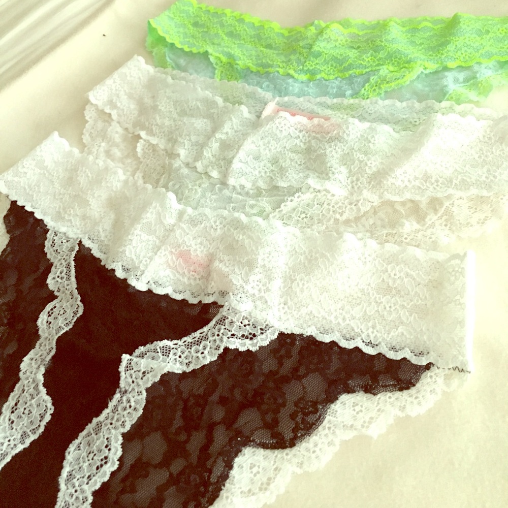 Trio of NWOT VS Lace Cheekies