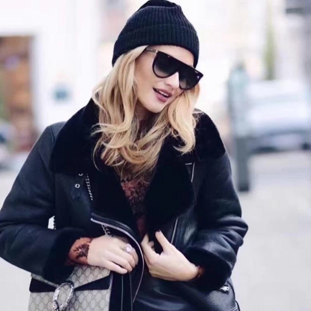 New Celine Thin Shadow Sunglasses in Black Grey - Picture 3 of 8