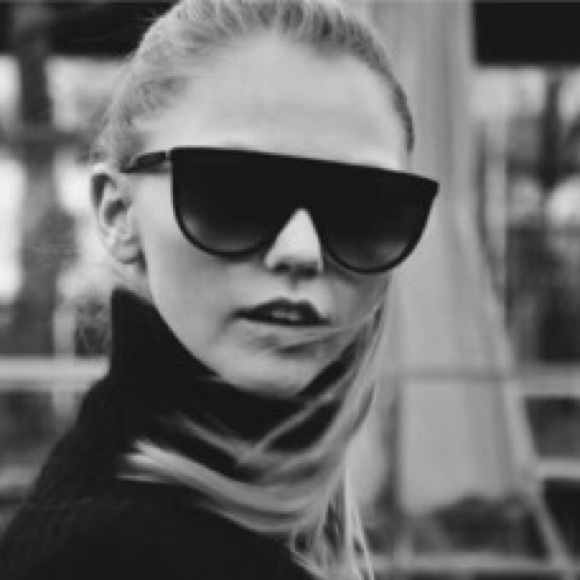 New Celine Thin Shadow Sunglasses in Black Grey - Picture 4 of 8