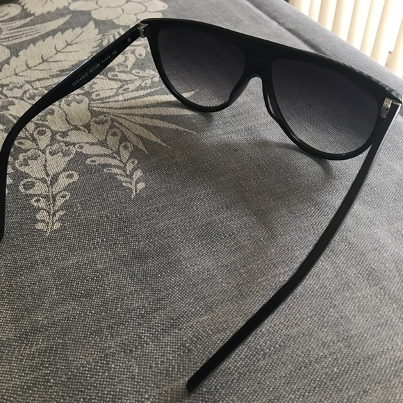 New Celine Thin Shadow Sunglasses in Black Grey - Picture 7 of 8