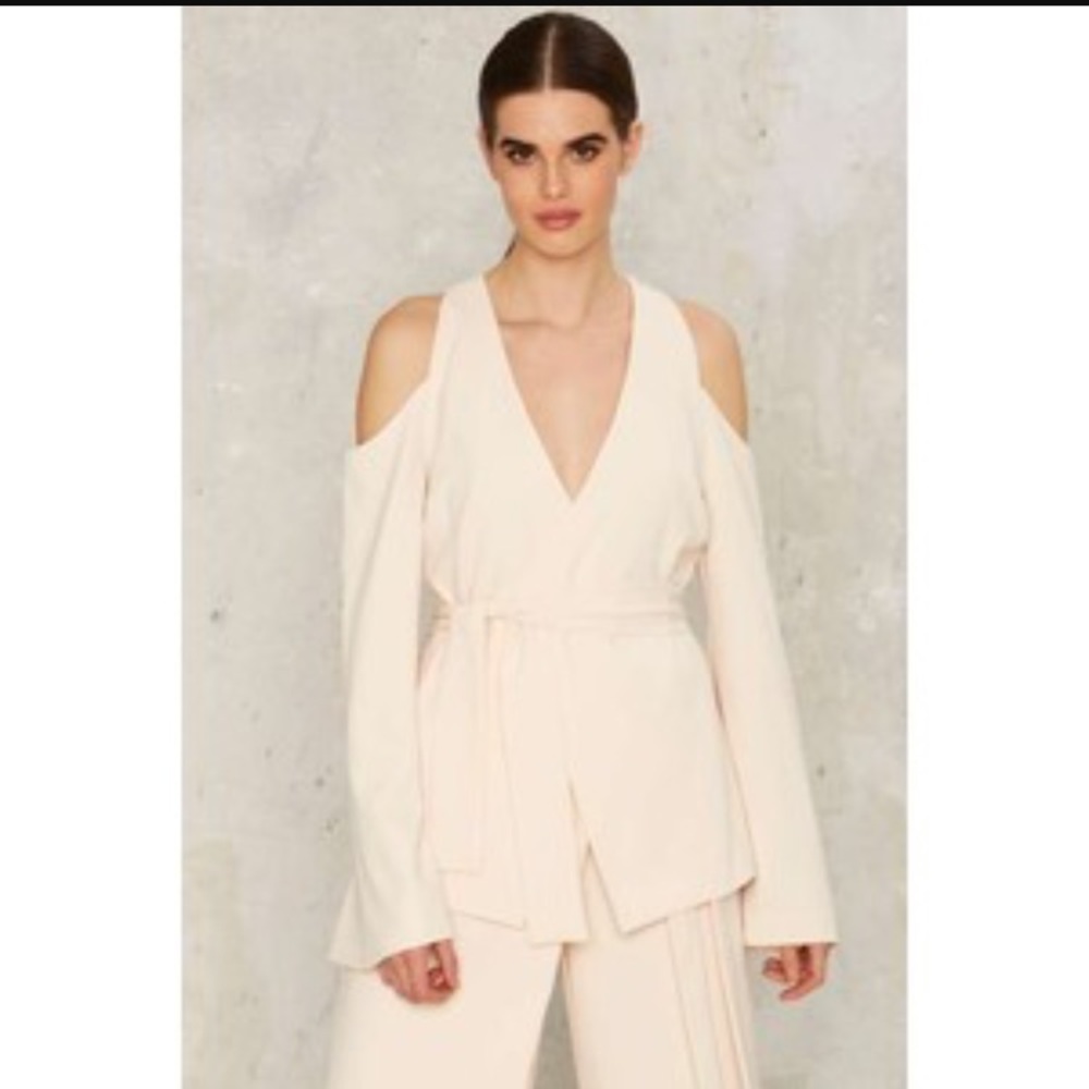 Lavish Alice Hayward Cold Shoulder Top